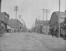 Main Street, Butte City, Montana c1897. Creator: Unknown