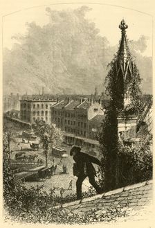 Main Street, Buffalo, from St. Paul's Church 1872. Creator: W.H. Morse