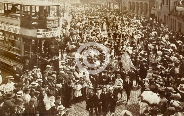 Main Street, Bulwell, Nottingham, Nottinghamshire, c1900-1911. Creator: Unknown.