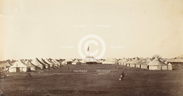 Main Street, Governor General's Camp, 1859. Creator: Unknown.