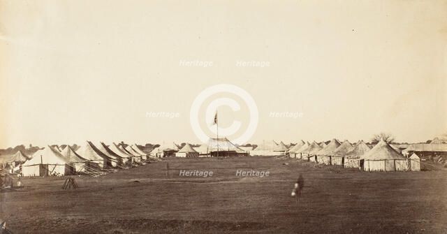 Main Street, Governor General's Camp, 1859. Creator: Unknown.