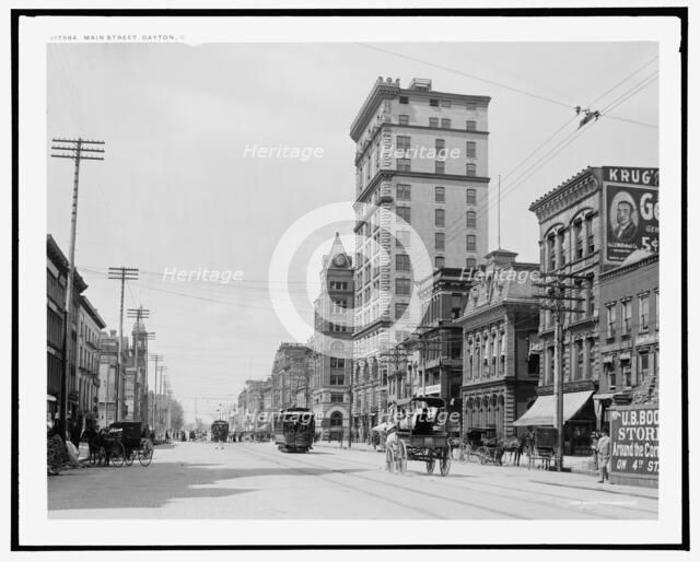 Main Street, Dayton, Ohio, c1904. Creator: Unknown.