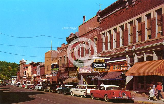 Main Street, Deadwood, South Dakota, USA, 1959. Artist: Unknown