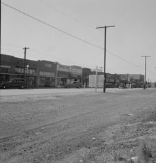 Main street, Drew, Mississippi, 1937. Creator: Dorothea Lange