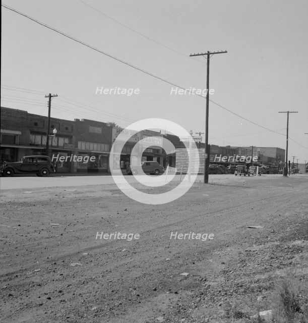 Main street, Drew, Mississippi, 1937. Creator: Dorothea Lange.
