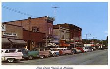 Main Street, Frankfort, Michigan, USA, 1959