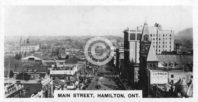 Main Street, Hamilton, Ontario, Canada, c1920s. Artist: Unknown