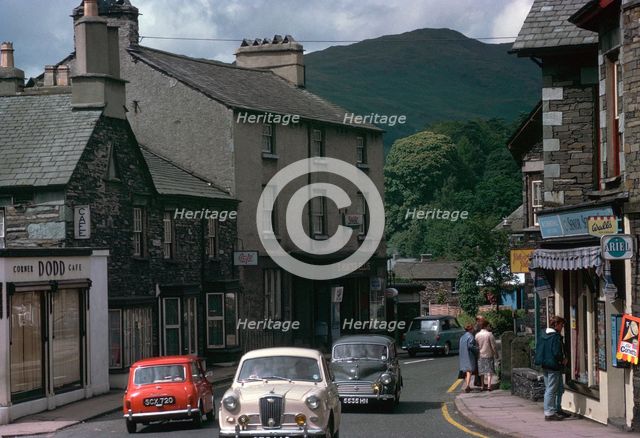 Main street in Ambleside, looking north.