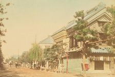 Main Street in Native Town of Yokohama, 1897. Creator: Ogawa Kazumasa