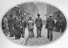 Main street of the Italian community, Clerkenwell, London, c1900 (1901)