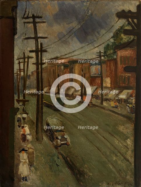 Main Street, Montreal, 1928. Creator: Louis Wiesenberg.