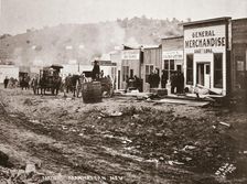 Main Street, Manhattan, Nevada, early 1900s