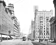 Main Street, Rochester, New York State, USA, c1900. Creator: Unknown