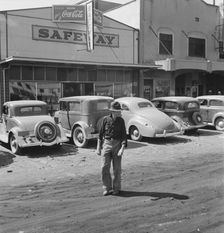Main street, Tulelake, Siskiyou County, California, 1939. Creator: Dorothea Lange