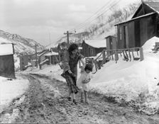 Main street, Utah coal town, Consumers, near Price, Utah, 1936. Creator: Dorothea Lange