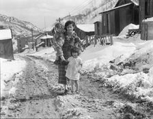 Main street, Utah coal town, Consumers, near Price, Utah, 1936. Creator: Dorothea Lange