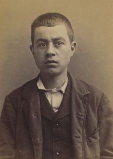 Maince. émile. 19 ans, né à Levallois-Perret (Seine). Réparateur d'objets d'arts. Anarchis..., 1894. Creator: Alphonse Bertillon