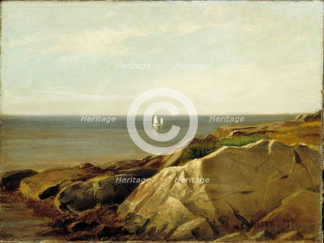 Maine Coast, 1875. Creator: William E. Norton.