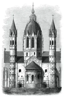 Mainz Cathedral, Rhine, Germany, 12th and 13th century, (1870)