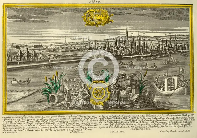 Mainz, c1740.  Creator: A Gläßer.