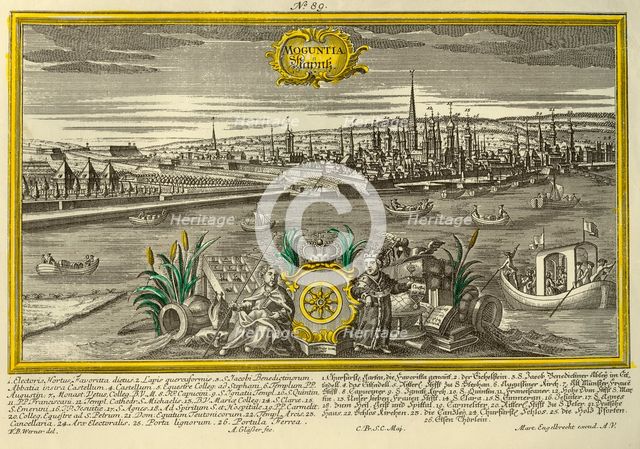 Mainz, c1740.  Creator: A Gläßer.