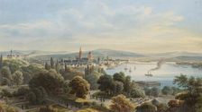 Mainz (Large View from the South). From: "The Rhine from Mainz to Bonn", 1853. Creator: Emminger, Eberhard (1808-1885)