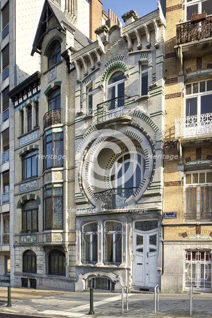 Maison Nelissen, Brussels, Belgium, (1905), c2014-c2017. Artist: Alan John Ainsworth.