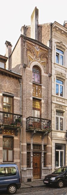 Maison-Atelier Albert Cortvriendt, (1900), 6-8 Rue de Nancy, Brussels, Belgium, c2014-2017. Artist: Alan John Ainsworth