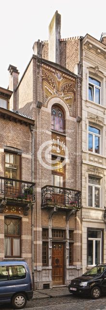 Maison-Atelier Albert Cortvriendt, (1900), 6-8 Rue de Nancy, Brussels, Belgium, c2014-2017. Artist: Alan John Ainsworth.