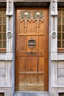 Maison-Atelier Albert Cortvriendt, (1900), 6-8 Rue de Nancy, Brussels, Belgium, c2014-2017. Artist: Alan John Ainsworth