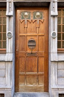 Maison-Atelier Albert Cortvriendt, (1900), 6-8 Rue de Nancy, Brussels, Belgium, c2014-2017. Artist: Alan John Ainsworth