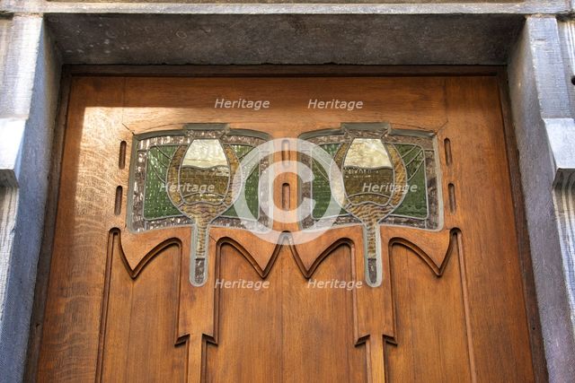 Maison-Atelier Albert Cortvriendt, (1900), 6-8 Rue de Nancy, Brussels, Belgium, c2014-2017. Artist: Alan John Ainsworth.