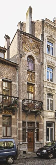 Maison-Atelier Albert Cortvriendt, (1900), 6-8 Rue de Nancy, Brussels, Belgium, c2014-2017. Artist: Alan John Ainsworth