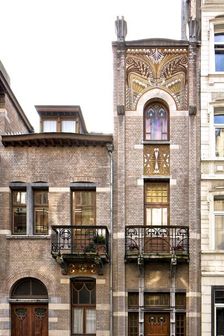 Maison-Atelier Albert Cortvriendt, (1900), 6-8 Rue de Nancy, Brussels, Belgium, c2014-2017. Artist: Alan John Ainsworth