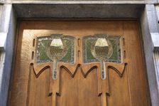 Maison-Atelier Albert Cortvriendt, (1900), 6-8 Rue de Nancy, Brussels, Belgium, c2014-2017. Artist: Alan John Ainsworth