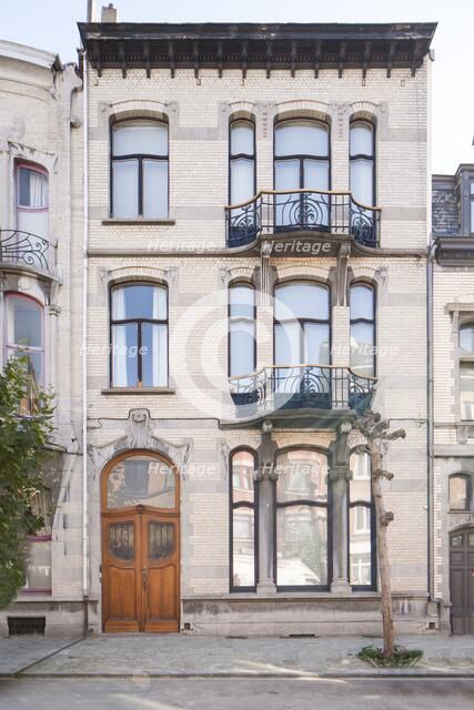 Maison-Atelier Delcorde, 40 & 44 Avenue Sleeckx, (1913), c2014-2017. Artist: Alan John Ainsworth.