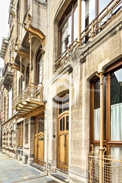 Maison-Atelier Horta (Horta Museum), 23-25 Rue Americaine, Brussels, Belgium, c2014-2017. Artist: Alan John Ainsworth.