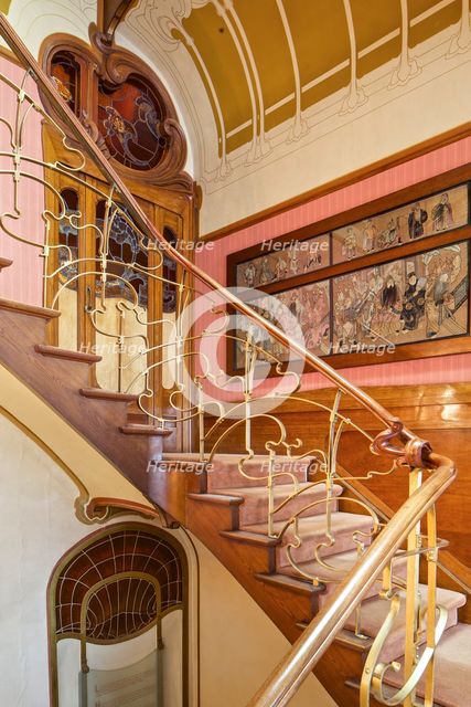 Maison Atelier Horta (Horta Museum), 23-25 Rue Americaine, Brussels, Belgium, c2014-2017. Artist: Alan John Ainsworth.