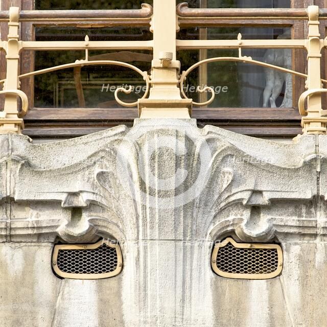 Maison Atelier Horta (Horta Museum), 23-25 Rue Americaine, Brussels, Belgium, c2014-2017. Artist: Alan John Ainsworth.