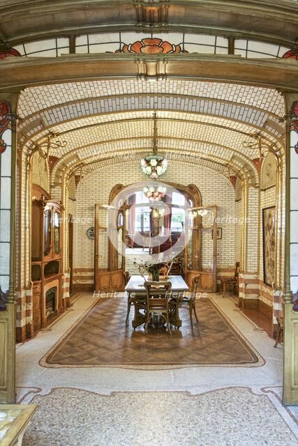 Maison Atelier Horta (Horta Museum), 23-25 Rue Americaine, Brussels, Belgium, c2014-2017. Artist: Alan John Ainsworth.