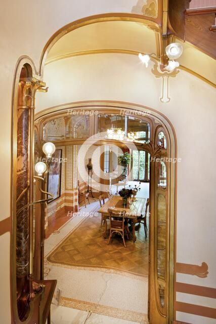 Maison Atelier Horta (Horta Museum), 23-25 Rue Americaine, Brussels, Belgium, c2014-2017. Artist: Alan John Ainsworth.