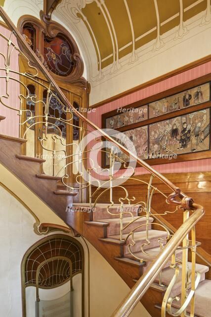 Maison Atelier Horta (Horta Museum), 23-25 Rue Americaine, Brussels, Belgium, c2014-2017. Artist: Alan John Ainsworth.