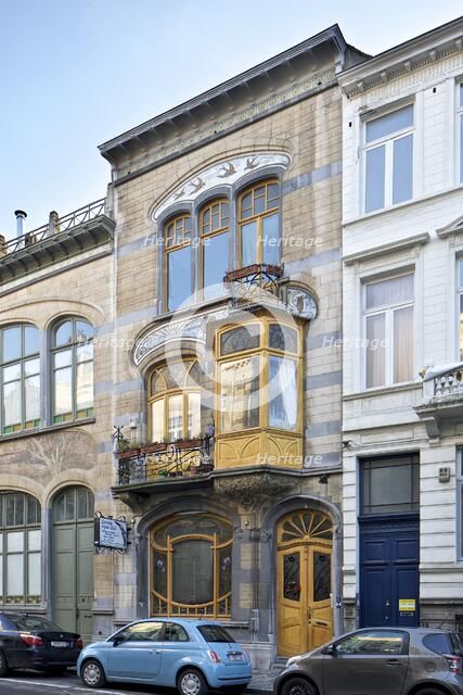 Maison-Atelier Louise de Hem, 15-17 Rue Darwin, Brussels, Belgium, (1902-1905), c2014-c2017. Artist: Alan John Ainsworth.
