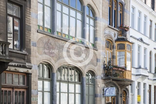Maison-Atelier Louise de Hem, 15-17 Rue Darwin, Brussels, Belgium, (1902-1905), c2014-c2017. Artist: Alan John Ainsworth.