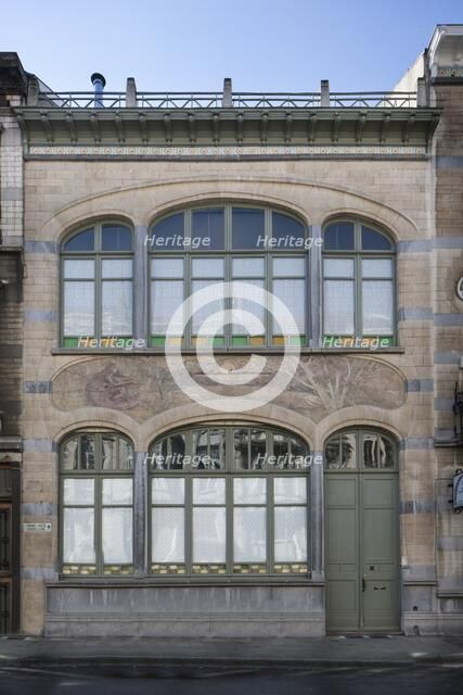 Maison-Atelier Louise de Hem, 15-17 Rue Darwin, Brussels, Belgium, (1902-1905), c2014-c2017. Artist: Alan John Ainsworth.