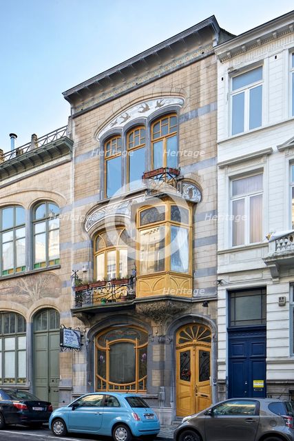 Maison-Atelier Louise de Hem, 15-17 Rue Darwin, Brussels, Belgium, (1902-1905), c2014-c2017. Artist: Alan John Ainsworth.