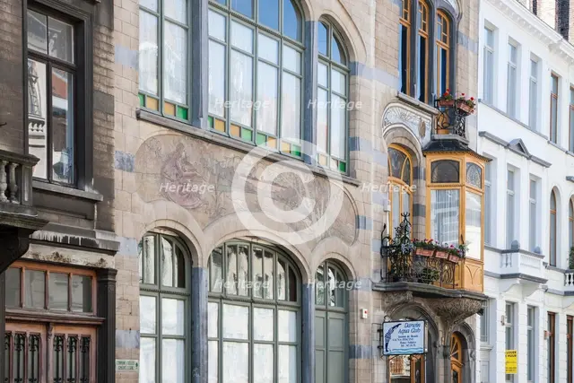 Maison-Atelier Louise de Hem, 15-17 Rue Darwin, Brussels, Belgium, (1902-1905), c2014-c2017. Artist: Alan John Ainsworth.