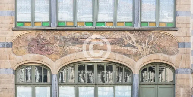 Maison-Atelier Louise de Hem, 15-17 Rue Darwin, Brussels, Belgium, (1902-1905), c2014-c2017. Artist: Alan John Ainsworth.