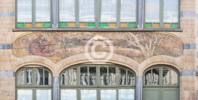 Maison-Atelier Louise de Hem, 15-17 Rue Darwin, Brussels, Belgium, (1902-1905), c2014-c2017. Artist: Alan John Ainsworth.
