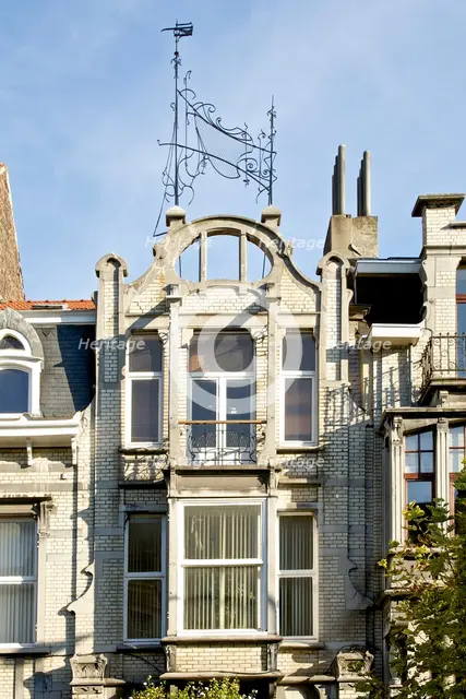 Maison Autrique, 206 Chausee de Heacht, Brussels, Belgium, (1893), c2014-2017. Artist: Alan John Ainsworth.